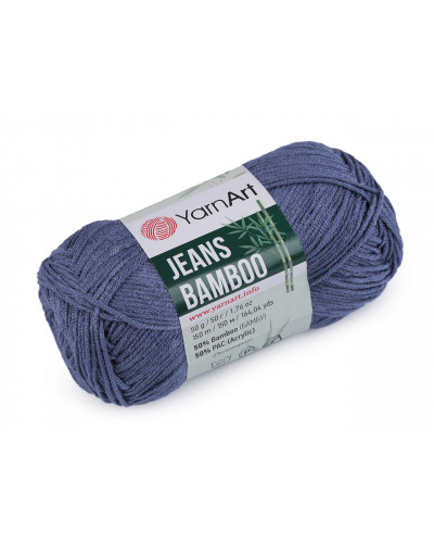 Pletací příze Jeans Bamboo 50 g | Mimib