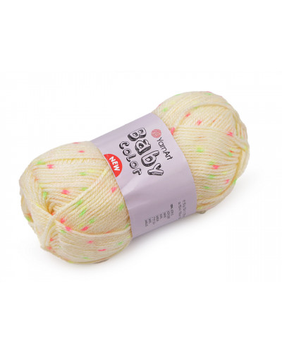 Pletací příze Baby Color 50 g | Mimib