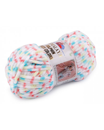 Pletací žinylková příze Dolphin Baby Colors 100 g | Mimib