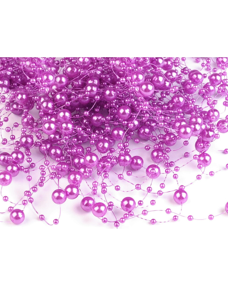 Perly na silonu Ø7 mm délka 130 cm | Mimib