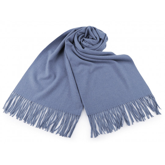 Šála / pléd s třásněmi 65x190 cm | Mimib