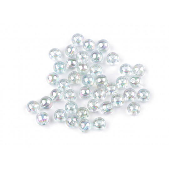 Plastové korálky duhové Ø8 mm | Mimib