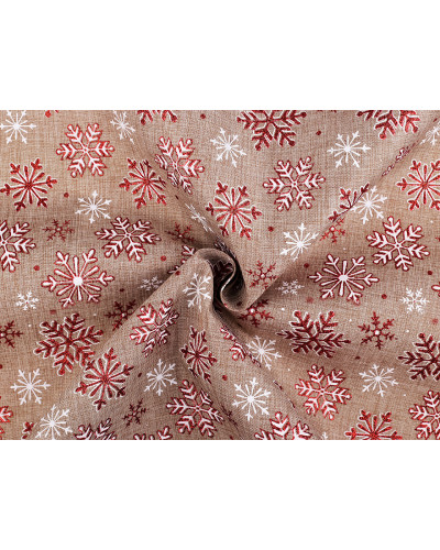 Dekorační metráž imitace juty vločky | Mimib