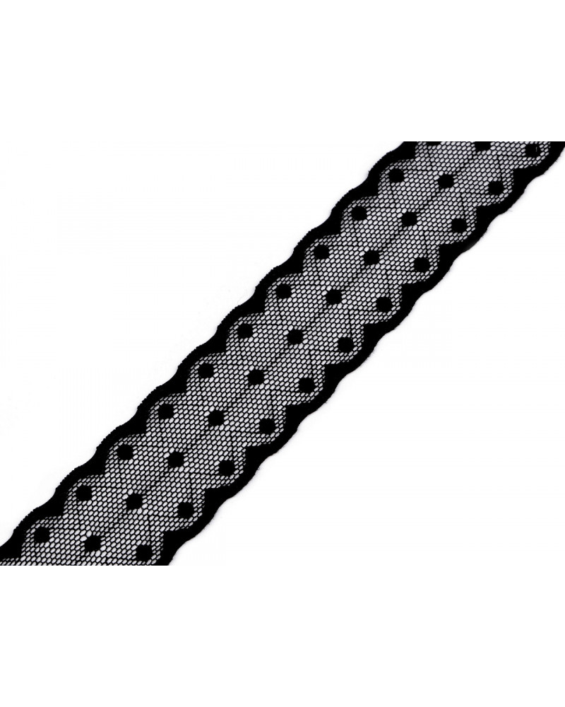 Elastická krajka / vsadka šíře 30 mm | Mimib