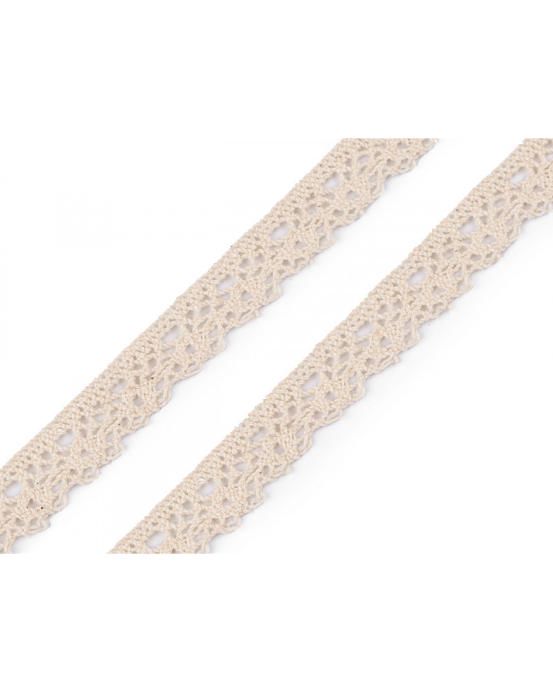 Bavlněná krajka  paličkovaná šíře 15 mm | Mimib