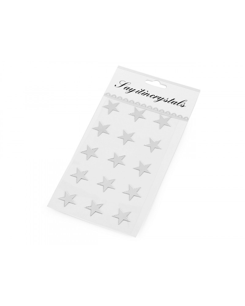 Samolepicí zrcátka srdce, hvězdy | Mimib