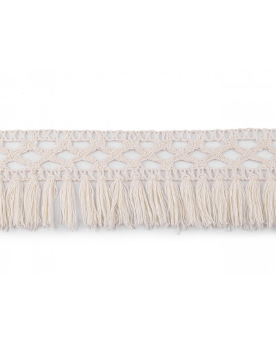 Bavlněné třásně / krajka šíře 55 mm | Mimib