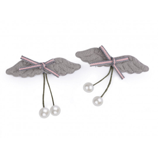 Aplikace / nášivka květ, křídla | Mimib