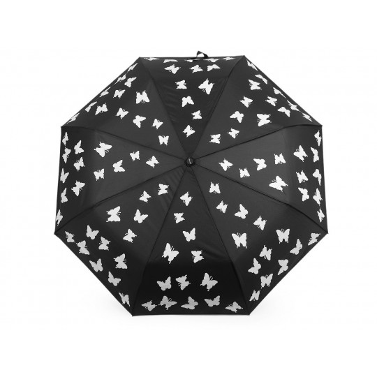 Dámský skládací vystřelovací deštník motýl kouzelný | Mimib