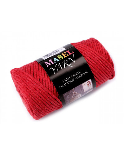 Recyklovaná bavlněná příze macrame Ø5 mm | Mimib