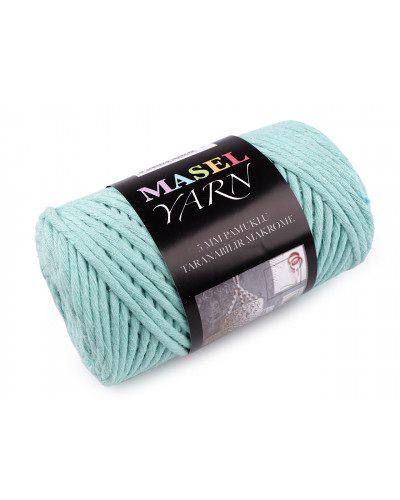 Recyklovaná bavlněná příze macrame Ø5 mm | Mimib