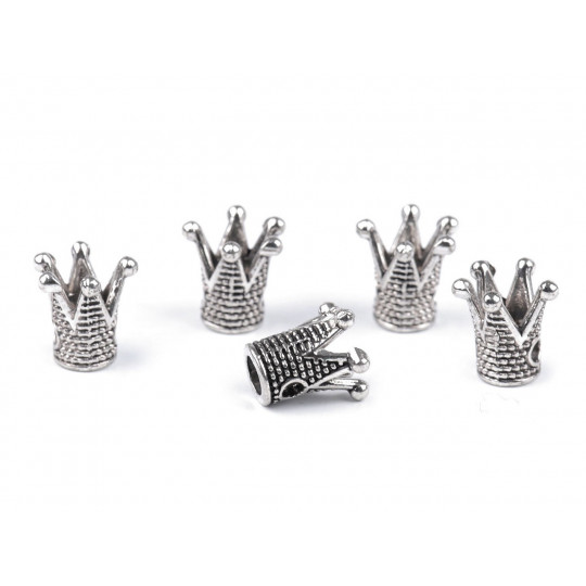 Kovová korunka k našití 10x10 mm | Mimib