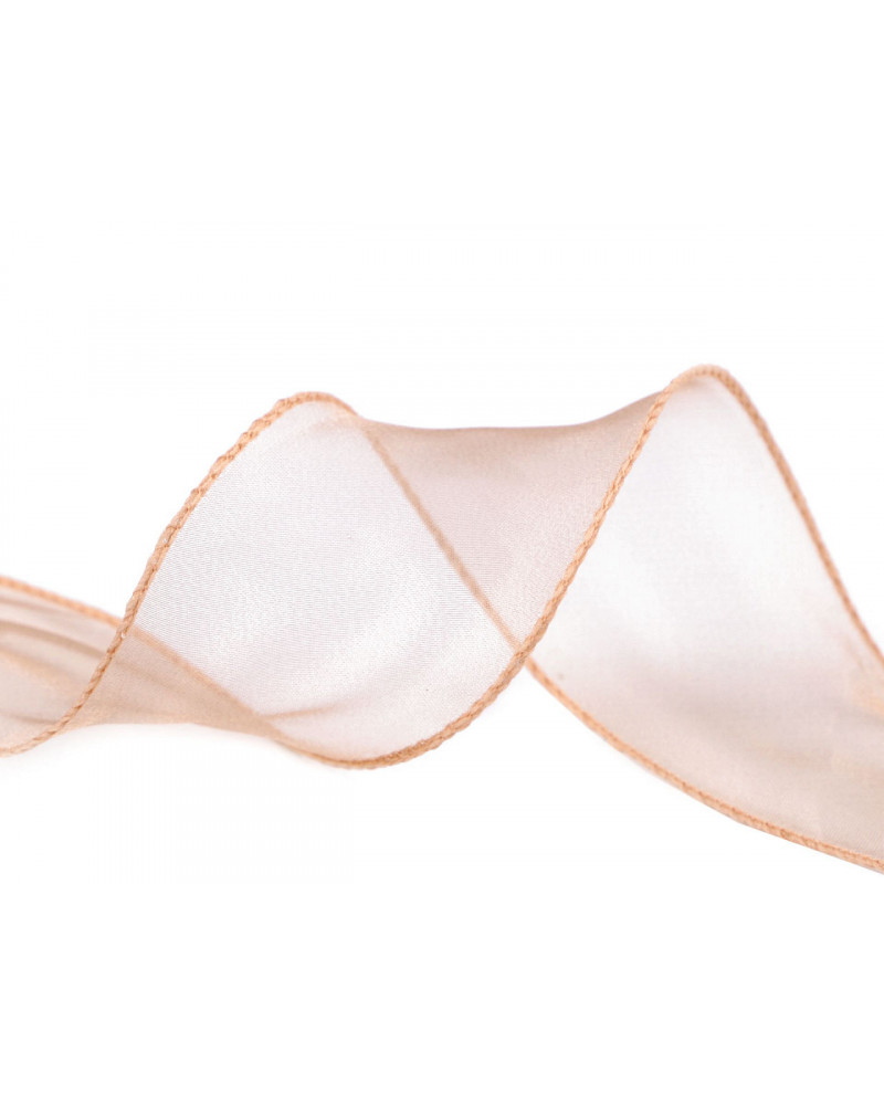 Organzová stuha s perleťovým leskem šíře 55 mm | Mimib