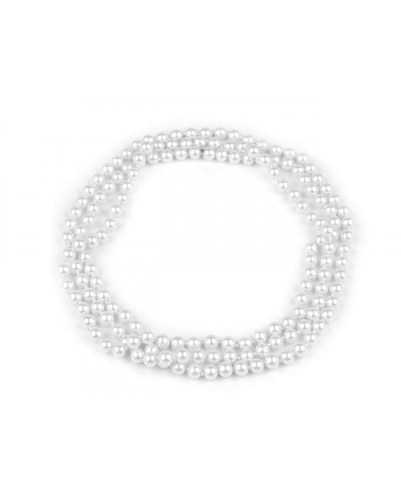 Perlový náhrdelník dlouhý, retro | Mimib