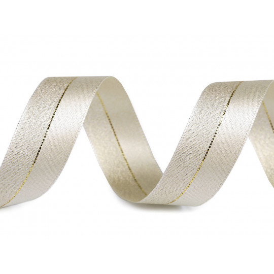 Stuha s lurexem šíře 25 mm | Mimib