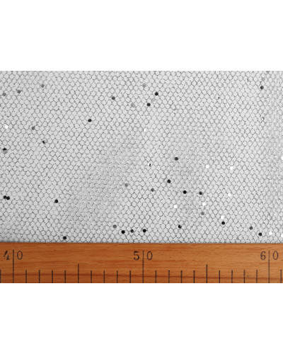 Tyl dekorační tuhý s glitry | Mimib