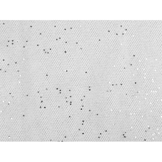 Tyl dekorační tuhý s glitry | Mimib