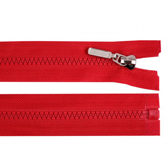 Kostěný zip No 5 délka 60 cm s ozdobným jezdcem | Mimib