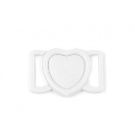 Plavkové zapínání srdce šíře 20 mm plastové | Mimib