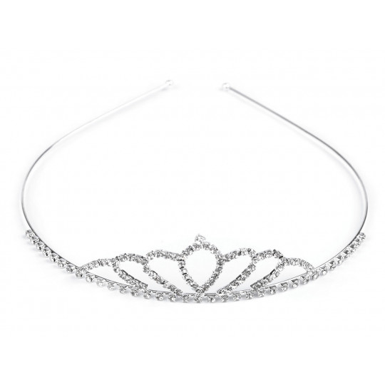 Štrasová čelenka / korunka do vlasů | Mimib