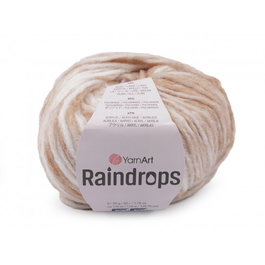 Pletací příze Raindrops 50 g | Mimib