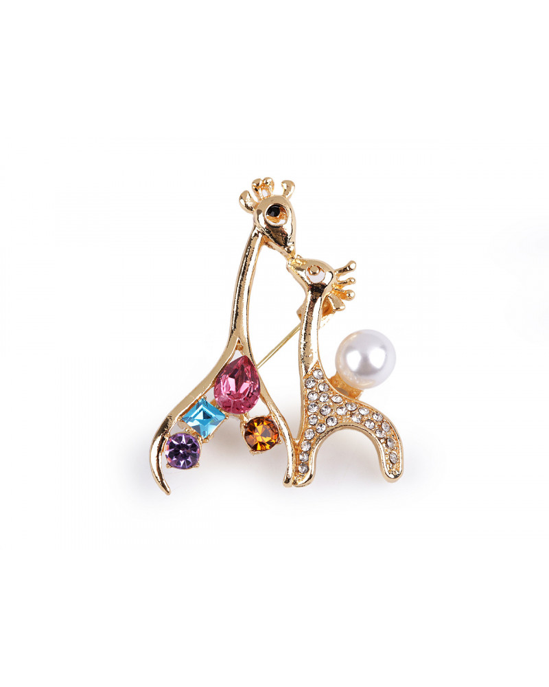 Brož králíček, ovečka, žirafa, liška | Mimib