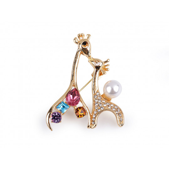 Brož králíček, ovečka, žirafa, liška | Mimib