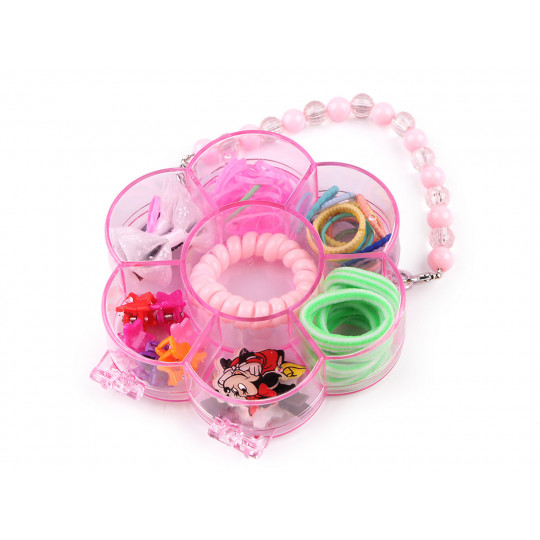 Sada vlasových ozdob a gumiček v boxu | Mimib