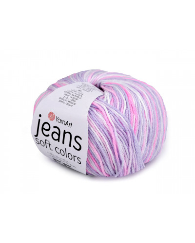 Pletací příze Jeans Soft Color 50 g | Mimib