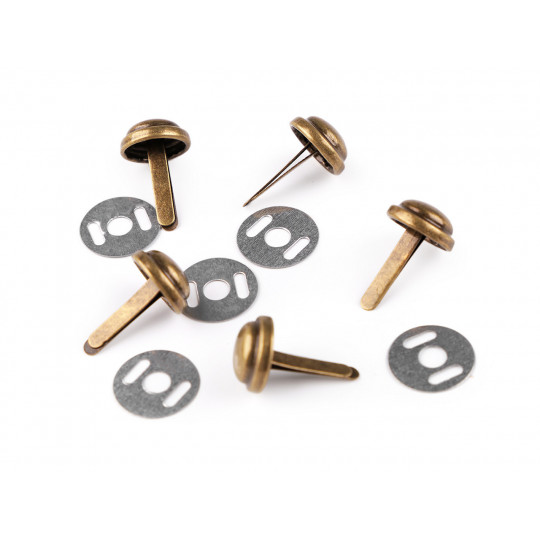 Dvounožkový hřeb / kovové nožičky na kabelky Ø12 mm | Mimib