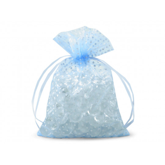 Dárkový pytlík puntíky 13x18 cm organza | Mimib