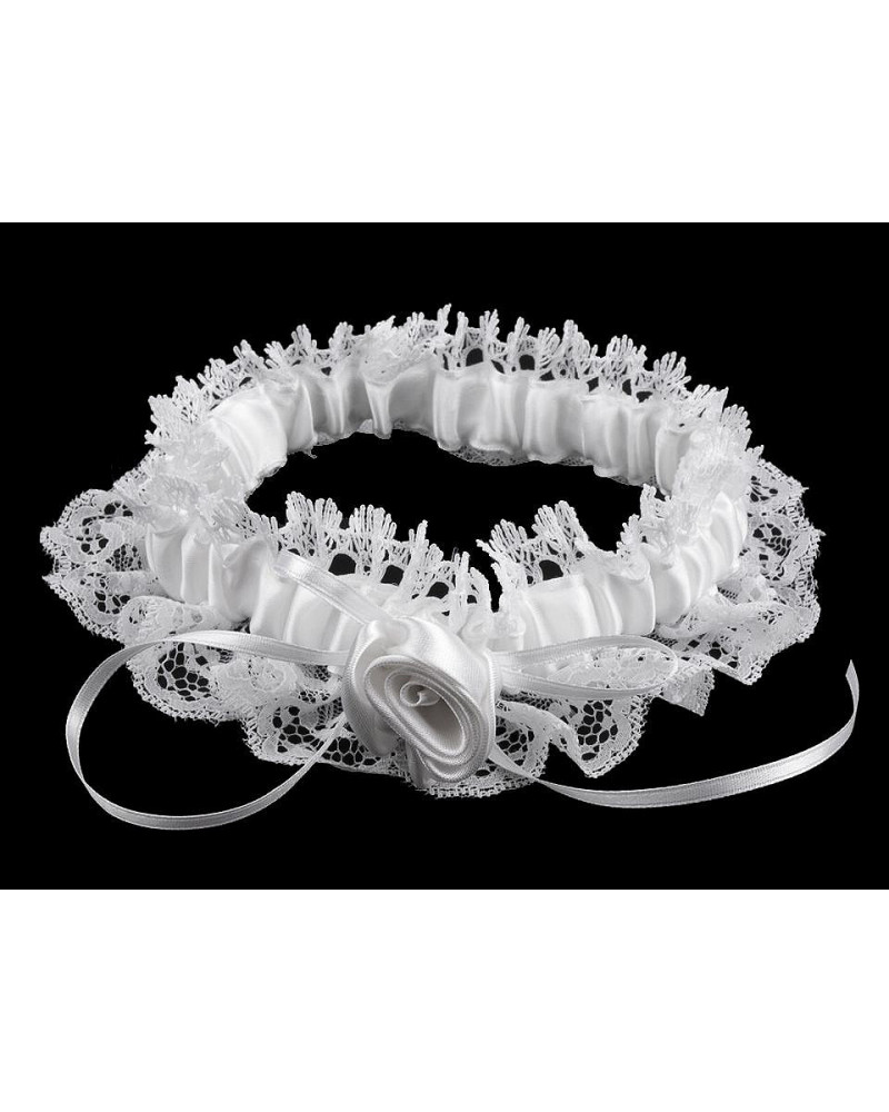 Svatební podvazek krajkový | Mimib