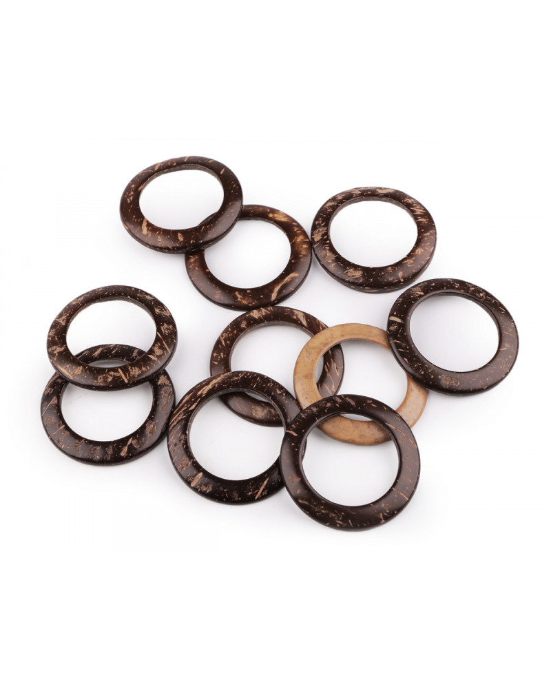 Kokosový kroužek / kolečko Ø50 mm macrame | Mimib