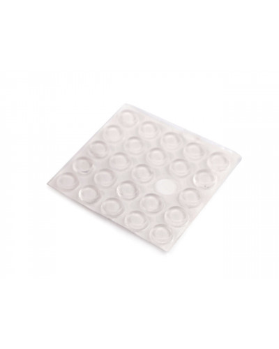 Samolepicí protiskluzové podložky silikonové 25 ks Ø9 mm | Mimib