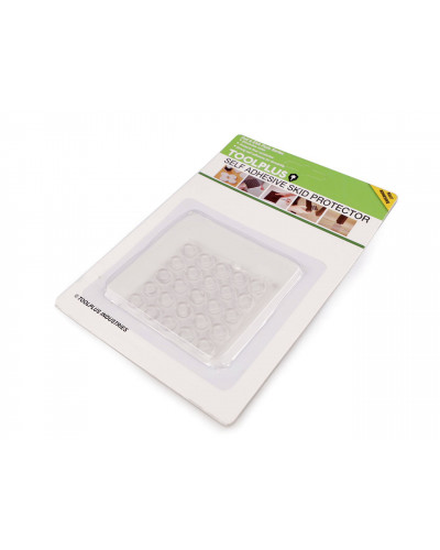 Samolepicí protiskluzové podložky silikonové 25 ks Ø9 mm | Mimib