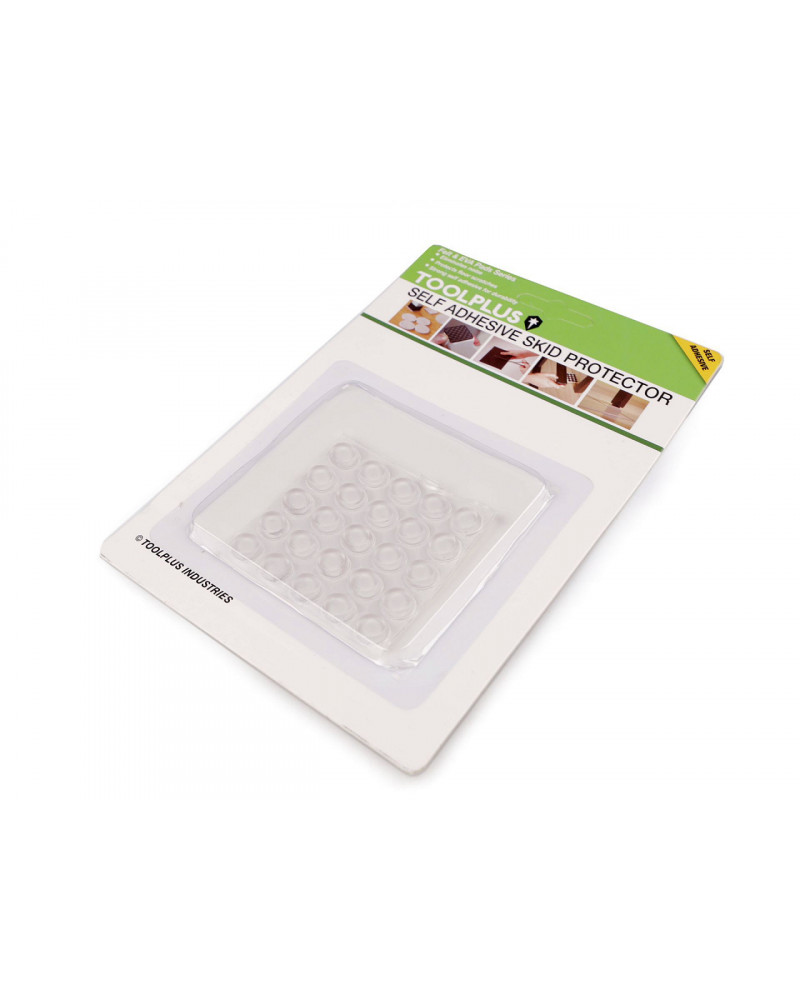Samolepicí protiskluzové podložky silikonové 25 ks Ø9 mm | Mimib