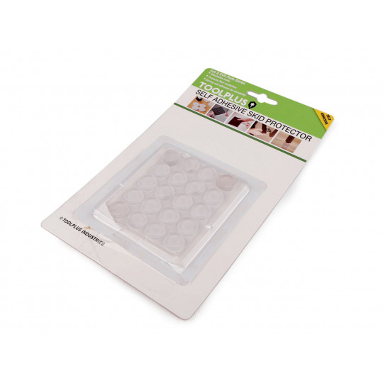 Samolepicí protiskluzové podložky silikonové 20 ks Ø15 mm | Mimib