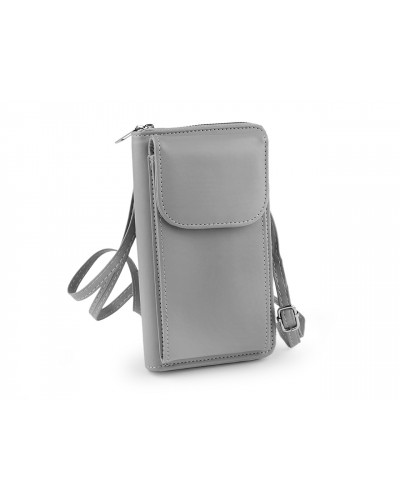 Peněženka s kapsou na mobil přes rameno crossbody 11x19 cm | Mimib