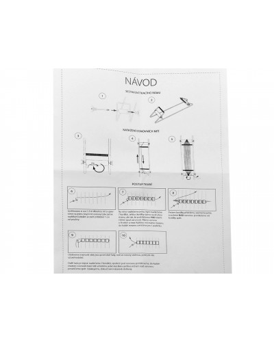 Tkací rám na korálky | Mimib
