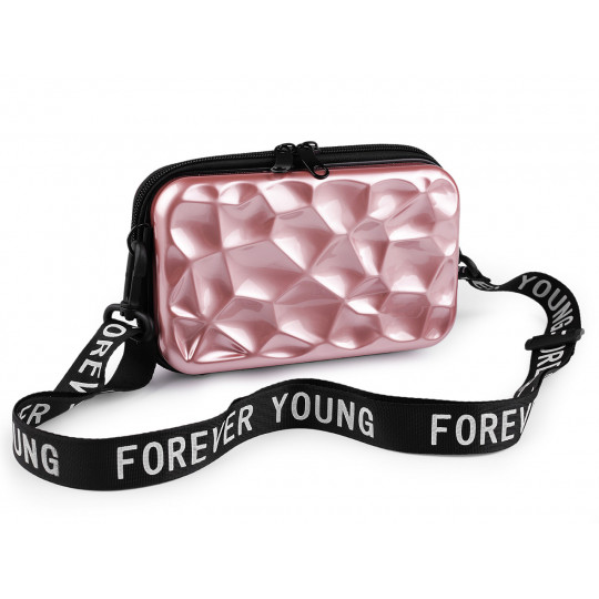 Dámská skořepinová kabelka / pouzdro crossbody s popruhem 18x11 cm | Mimib