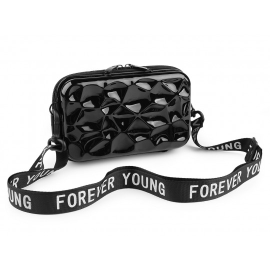 Dámská skořepinová kabelka / pouzdro crossbody s popruhem 18x11 cm | Mimib