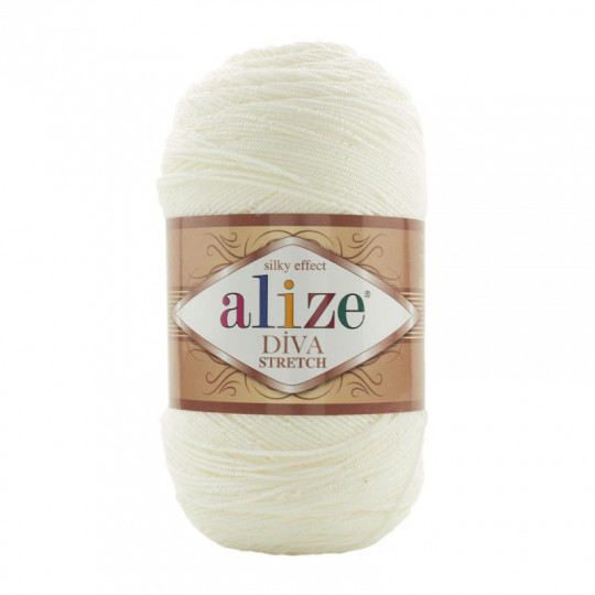 Alize Diva Stretch 400 m, 100 gr. | Mimib