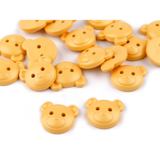 Knoflík dětský velikost 34" medvídek - 25 ks | Mimib