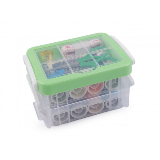 Sada na šití v boxu dvoupatrová - 1 sada | Mimib