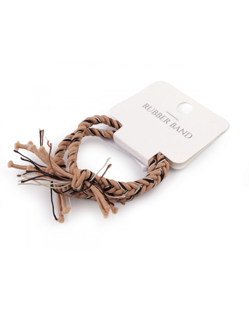 Gumičky do vlasů splétané sada - 1 karta | Mimib