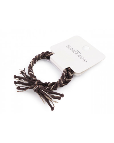 Gumičky do vlasů splétané sada - 1 karta | Mimib