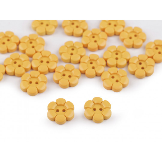 Knoflík květ velikost 18", 24" - 25 ks | Mimib