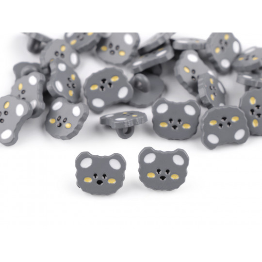 Knoflík dětský velikost 24" medvídek - 25 ks | Mimib