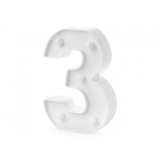 Svítící číslice k narozeninám a Novému roku - 1 ks | Mimib