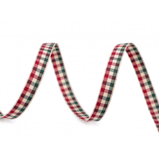 Károvaná stuha šíře 10 mm - 45 m | Mimib
